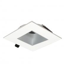  NIOC-2SNDSQHW - 2" Iolite Can-less Square Downlight Trim, Haze Reflector / White Flange