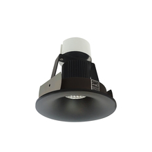  NIR-4RNBCDXBB - 4" Iolite LED Round Bullnose Retrofit, 800lm / 12W, Comfort Dim, Black Finish