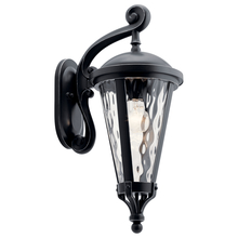  49234BSL - Cresleigh 22" 1 Light Wall Light Black with Silver Highlights