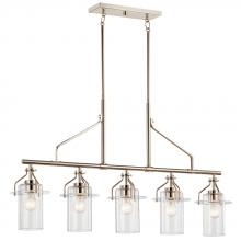  52379PN - Linear Chandelier 5Lt