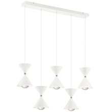  84113MWH - Kordan™ 41.75 inches 5 LED Light Linear Pendant Cluster Matte White