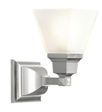  1031-91 - 1 Light Brushed Nickel Bath Light