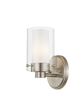  1541-91 - 1 Light Brushed Nickel Bath Light