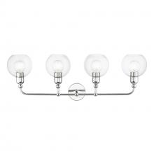  16975-05 - 4 Light Polished Chrome Large Sphere Vanity Sconce