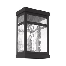  20524-04 - 2 Lt Black Outdoor Wall Lantern