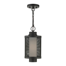  20685-14 - 1 Lt Textured Black Pendant