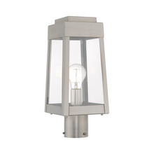  20853-91 - 1 Lt Brushed Nickel Outdoor Post Top Lantern