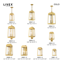  20858-12 - 3 Lt Satin Brass Outdoor Wall Lantern