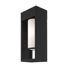  20983-04 - 1 Lt Black Outdoor Wall Lantern