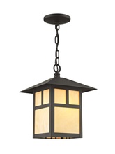  2141-07 - 1 Light Bronze Outdoor Chain Lantern