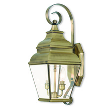  2591-01 - 2 Light AB Outdoor Wall Lantern