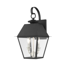  27215-04 - 2 Lt Black Outdoor Wall Lantern