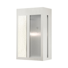  27413-91 - 1 Lt Brushed Nickel Outdoor Wall Lantern