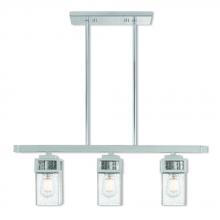  40593-05 - 3 Lt CH Linear Chandelier