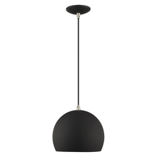  41181-04 - 1 Lt Black Mini Pendant