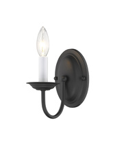  4151-04 - 1 Light Black Wall Sconce