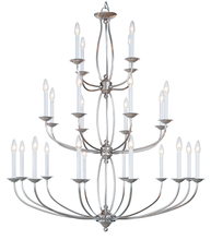  4180-91 - 24 Light Brushed Nickel Chandelier