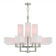  42679-91 - 12 Lt BN Foyer Chandelier