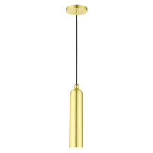  46751-12 - 1 Lt Satin Brass  Pendant