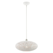  49184-03 - 3 Lt White Pendant