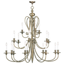  5179-01 - 18 Light Antique Brass Chandelier