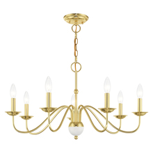  52167-02 - 7 Lt Polished Brass Chandelier