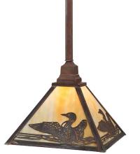  115196 - 12"Sq Loon Pendant