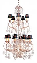  120319 - 42" Wide Alexandria 15 Light Two Tier Chandelier