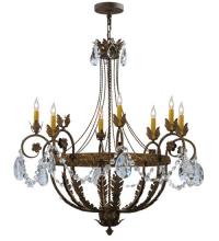  120414 - 39"W Antonia 8 LT Chandelier