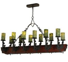  127484 - 60"L Tudor Jadestone LED Chandelier