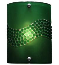  133701 - 8.25"W Metro Fusion Green Pietre Wall Sconce