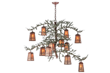  140897 - 52"W Pine Branch Valley View 12 LT Chandelier