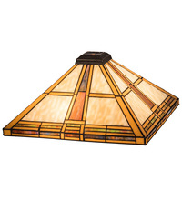  141884 - 17" Square Prairie Straw Shade