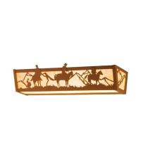  14267 - 24" Wide Western Vanity Light