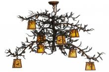  145178 - 48"W Pine Branch 8 LT Custom Chandelier