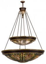  149312 - 45"W Fleur-de-lis Two Tier Inverted Pendant