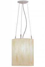  150735 - 10" Wide Cilindro De Marfil Lino Pendant