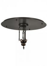  151850 - 24"W Timeless Bronze 3 LT Flushmount Hardware