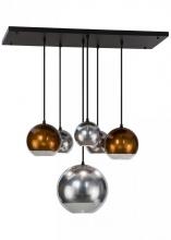  151942 - 36"L Bola Metalica 6 LT Pendant