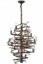  153834 - 20"W Cyclone 13 LT Chandelier