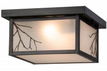  157051 - 12"Sq Hyde Park Branches Flushmount