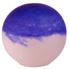  16049 - 6"W PINK/BLUE ORB SHADE