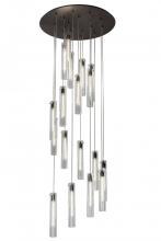  166925 - 36"W Cilindro 18 LT Cascading Pendant