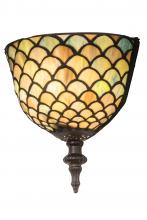  175197 - 8"W Tiffany Fishscale Wall Sconce