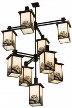  180016 - 48"W Hyde Park Apple Branch 9 LT Chandelier