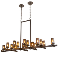  183455 - 72" Long Dante 16 LT Oblong Chandelier