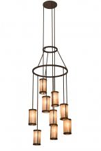  184954 - 35"W Cartier 9 LT Chandelier