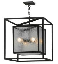  21559 - 24"Sq Kitzi Box Pendant