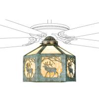  22340 - 13"W Lone Elk Fan Light Shade