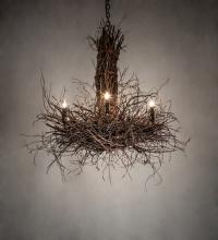  226214 - 36" Wide Twigs 6 Light Chandelier